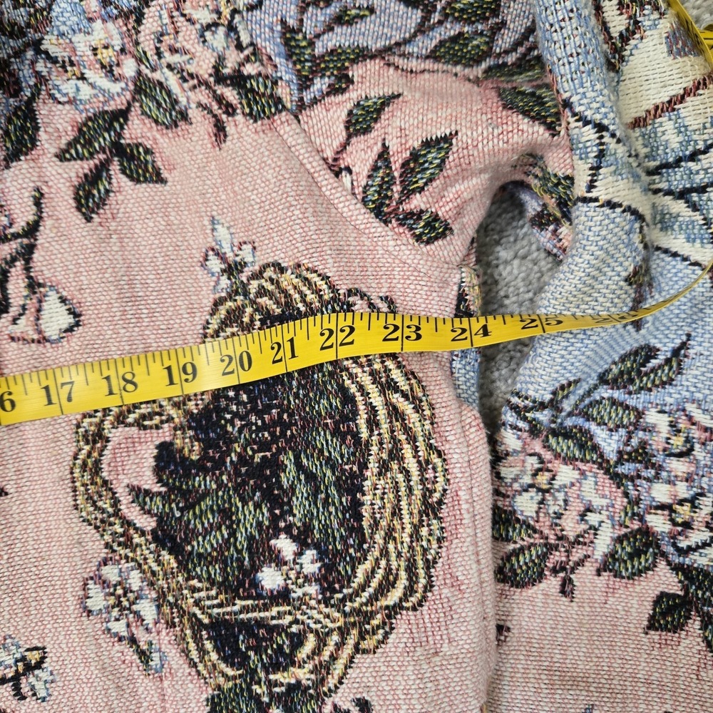 VTG Painted Pony Spring Floral Easter Nest Bumblebee Blazer Tapestry Jacket M - Picture 13 of 14